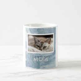 Liebe Sie Mama-kundenspezifische blaugrüne Kaffeetasse