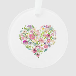LIEBE SIE MAMA Rosa Aquarell Blumenkohl Süß Ornament