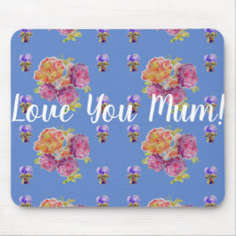 Liebe Sie Mama Rose Blumenrechner Maus Mat Pad Mousepad