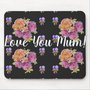 Liebe Sie Mama Rose Blumenrechner Maus Mat Pad Mousepad