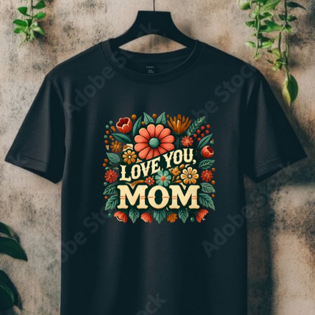 Liebe Sie, Mama Tri-Blend Shirt (Von Creator hochgeladen)