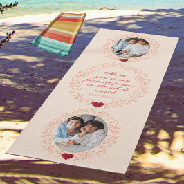 Liebe Sie Mama Typografie Foto Collage Mütter Tag Yogamatte