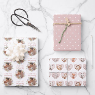 Liebe Sie Mami Foto Wrapping Paper Sheets Geschenkpapier Set