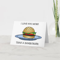 LIEBE SIE MEHR ALS EIN HAMBURGER "GLÜCKLICH JAHRES