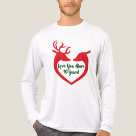 Liebe Sie mehr: Unser Zehnjährig! T-Shirt Tri-Blend Shirt