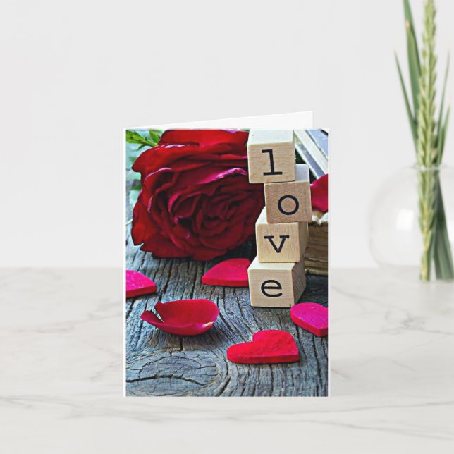 **LIEBE SIE*** MEINE BELIEBTE VALENTINE KARTE (Vorderseite)