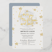 Liebe Sie Moon & Back Boy Baby Dusche