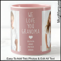 Liebe Sie Oma, Benutzerdefinierter Text, Dusty Ros