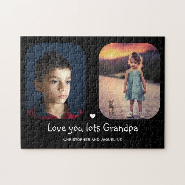 Liebe Sie Opa 2 Foto Textvorlagenauflistung (Horizontal)