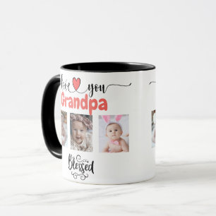 Liebe Sie Opa segnete 6 Foto individuelle Collage Tasse