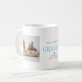 Liebe Sie Opa | Zwei FotoCollage Kaffeetasse