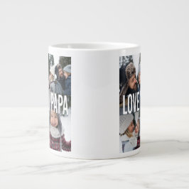 Liebe Sie Papa Foto Collage Vatertag Jumbo-Tasse