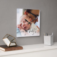 Liebe Sie Papa New Dad Custom Baby Foto