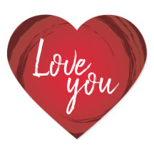 Liebe Sie Romantisches Valentinisches Rotes