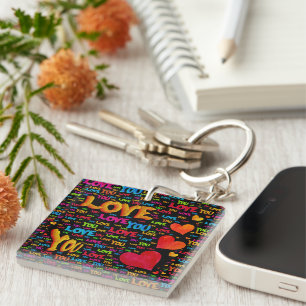 Liebe Sie Schlüsselkette Schlüsselanhänger