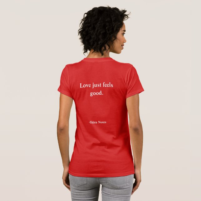 Liebe Sie selbst in jedem Augenblick T - Shirt (Schwarz voll)