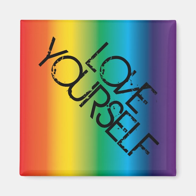 Liebe Sie selbst Magnet (Vorne)