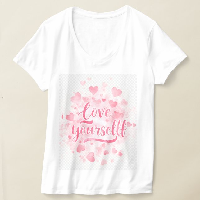 Liebe Sie selbst - T - Shirt für inspirierende Zit (Ablage )