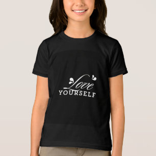 Liebe Sie selbst Typografie T - Shirt