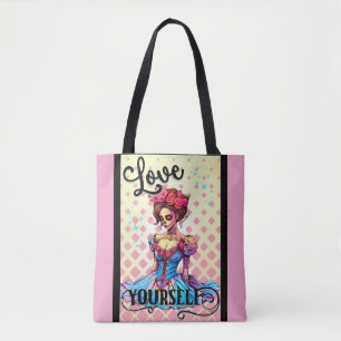 Liebe Sie selbst Zucker Schädel Tasche