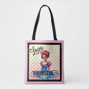 Liebe Sie selbst Zucker Schädel Tasche