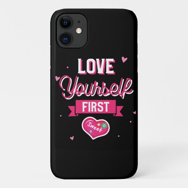 Liebe Sie selbst zuerst Case-Mate iPhone Hülle (Rückseite)
