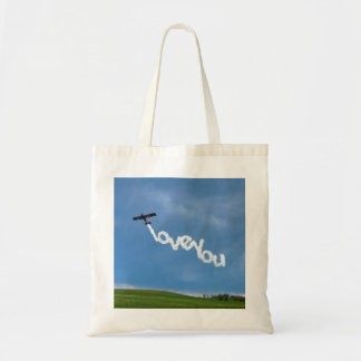 Liebe Sie Skywriting Tragetasche