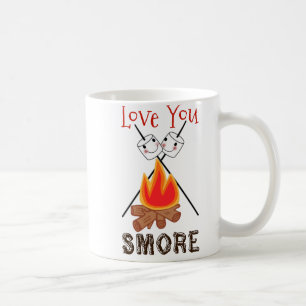 Liebe Sie Smore Kaffee-Tassen-Weiß-Camping Kaffeetasse