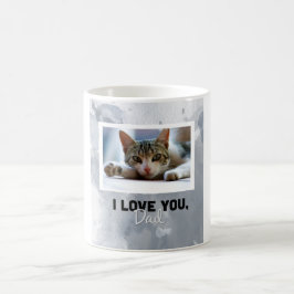 Liebe Sie Vater-kundenspezifische graue Kaffeetasse