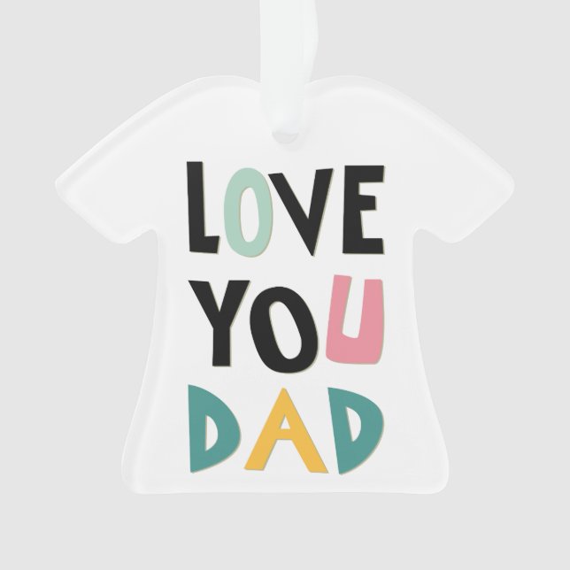Liebe Sie Vater Ornament (Vorderseite)
