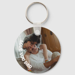 Liebe Sie Vater, Personalisiertes Foto Schlüsselan Schlüsselanhänger