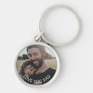 Liebe Sie Vater, Personalisiertes Foto Schlüsselke Schlüsselanhänger