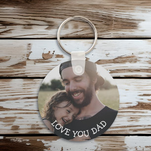 Liebe Sie Vater, Personalisiertes Foto Schlüsselke Schlüsselanhänger