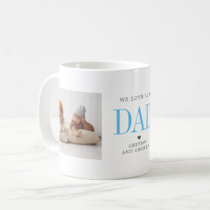 Liebe Sie Vater   Zwei FotoCollage Kaffeetasse