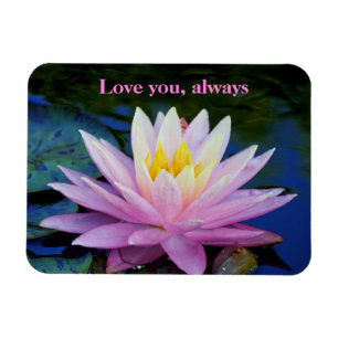 Liebe Sie Wasserlilie Flexible Foto Magnet