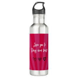 Liebe Sie zu Mars und zurück - Jubiläumsgeschenk Edelstahlflasche
