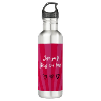 Liebe Sie zu Mars und zurück - Jubiläumsgeschenk Edelstahlflasche