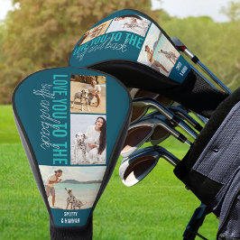 Liebe Sie zu Ruff und Back 3 Foto Aquamarin Blue Golf Headcover