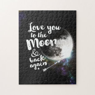 Liebe Sie zum Mond u. zur Rückseite wieder •