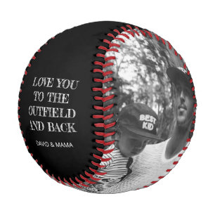 Liebe Sie zum Outfield und Back Vathers Day Gesche Baseball