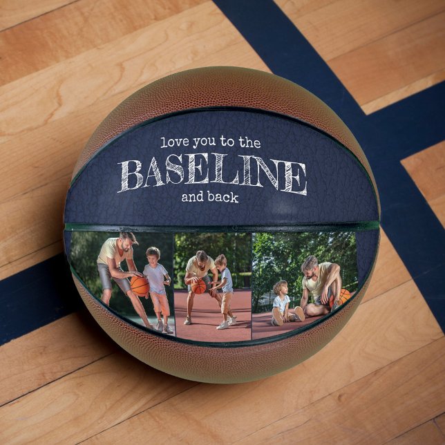 Liebe Sie zur Baseline und zurück - 3 Foto Blau Basketball (Von Creator hochgeladen)