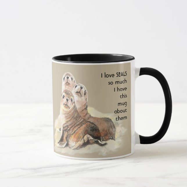 Liebe SIEGEL so viel Spaß Zitat Tasse (Rechts)