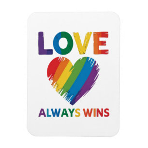 Liebe siegt immer LGBT Magnet