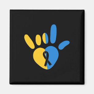 Liebe Signieren Non-verbal Down Syndrome Awareness Magnet