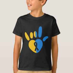 Liebe Signieren Non-verbal Down Syndrome Awareness T-Shirt