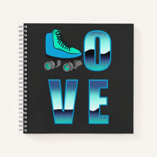 Liebe-Skaten-Double-Side-Journal-Notebook Notizbuch