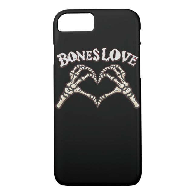 Liebe Skeleton Handklassik Case-Mate iPhone Hülle (Rückseite)