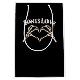 Liebe Skeleton Handklassik Mittlere Geschenktüte
