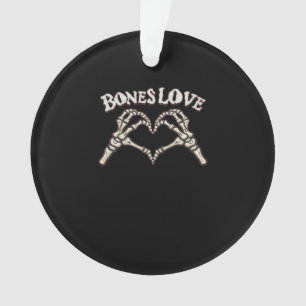 Liebe Skeleton Handklassik Ornament