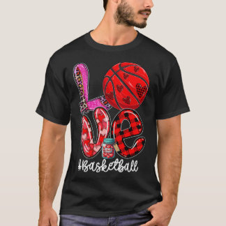 Liebe-Sketch-Equipment-Player Team Valentinstag T-Shirt